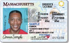 Sample Massachussetts driver's license